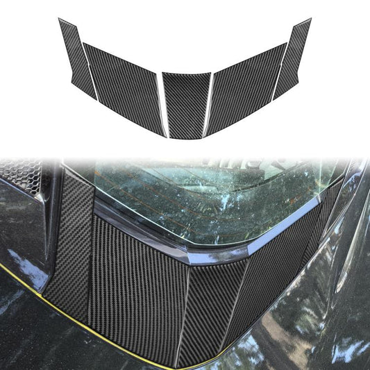 For Chevrolet Corvette C8 5pcs /Set Engine Under-Mount Stickers(Black) - Car Interior Mouldings by buy2fix | Online Shopping UK | buy2fix