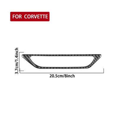 For Chevrolet Corvette C8 Trunk Handle Decoration Sticker(Black) - Car Interior Mouldings by buy2fix | Online Shopping UK | buy2fix