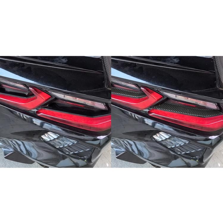 For Chevrolet Corvette C8 4pcs /Set Taillight Decorative Strip(Black) - Car Interior Mouldings by buy2fix | Online Shopping UK | buy2fix