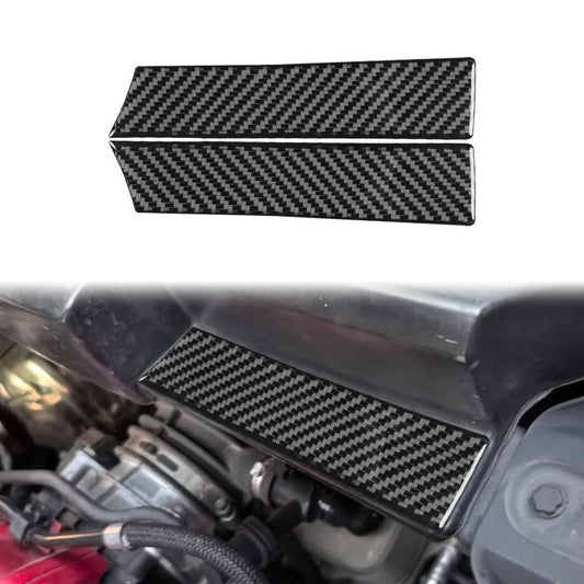 For Chevrolet Corvette C8 2pcs /Set Rear Engine Trim Strip(Black) - Car Interior Mouldings by buy2fix | Online Shopping UK | buy2fix