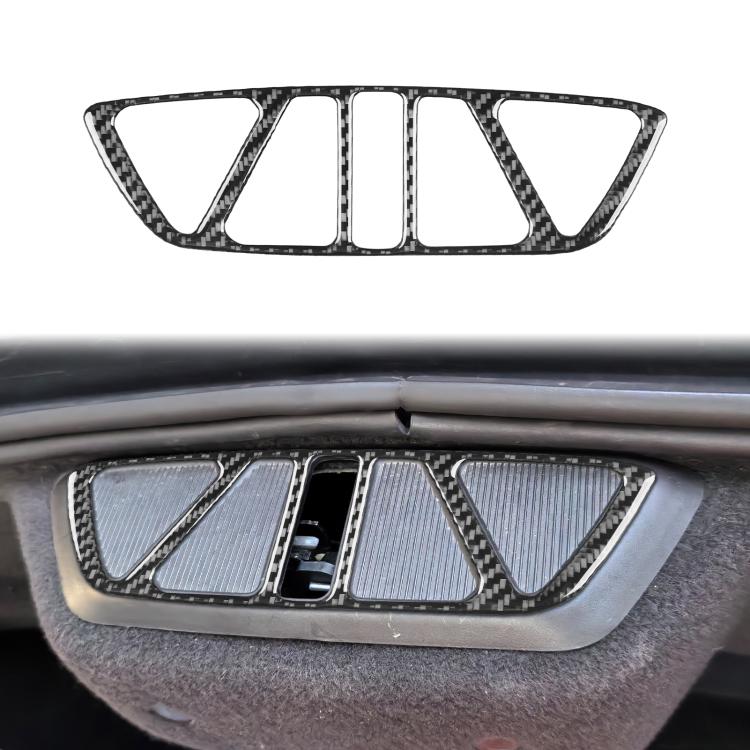 For Chevrolet Corvette C8 Trunk Buckle Decorative Sticker(Black) - Car Interior Mouldings by buy2fix | Online Shopping UK | buy2fix
