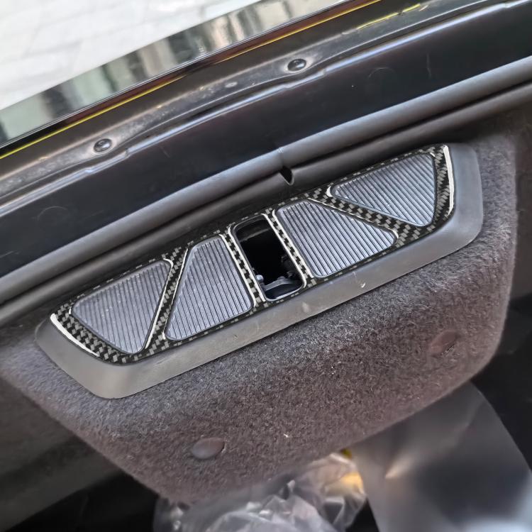For Chevrolet Corvette C8 Trunk Buckle Decorative Sticker(Black) - Car Interior Mouldings by buy2fix | Online Shopping UK | buy2fix