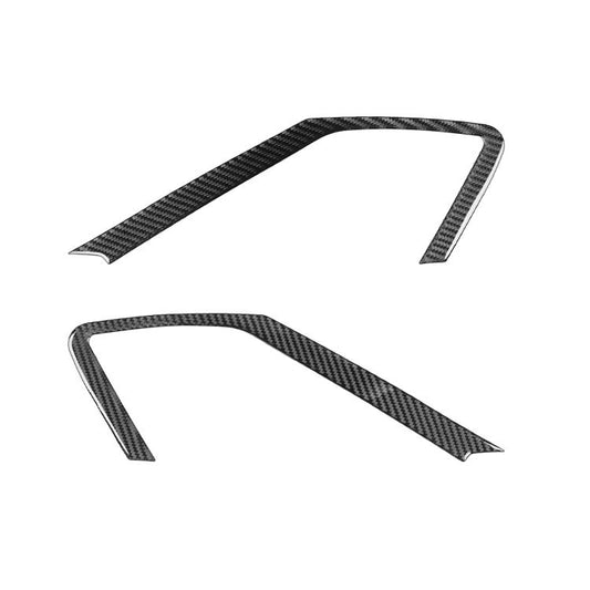 For Chevrolet Corvette C8 2pcs /Set Car Door Speaker Frame Sticker(Black) - Car Interior Mouldings by buy2fix | Online Shopping UK | buy2fix