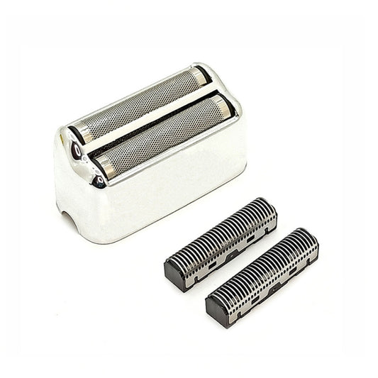 Electric Razor Trimmer Head Cover For Babylis,Style: Silver Cover+Silver Knife Net+Knife Head - Shavers Parts by buy2fix | Online Shopping UK | buy2fix