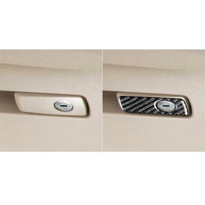 For BMW X1 F48/X2 F39 Right-Hand Drive Glove Box Handle Sticker(Black) - Car Interior Mouldings by buy2fix | Online Shopping UK | buy2fix