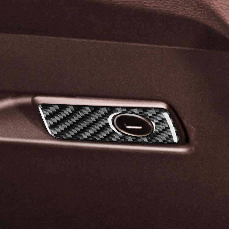 For BMW X1 F48/X2 F39 Right-Hand Drive Glove Box Handle Sticker(Black) - Car Interior Mouldings by buy2fix | Online Shopping UK | buy2fix