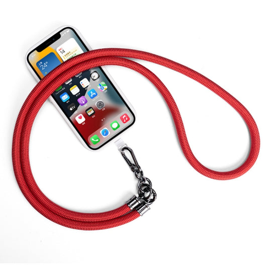 Mobile Phone Mountaineering Rope Lanyard  Can Be Hung Neck Or Crossbody( Red) - Lanyards & Wrist Straps by buy2fix | Online Shopping UK | buy2fix