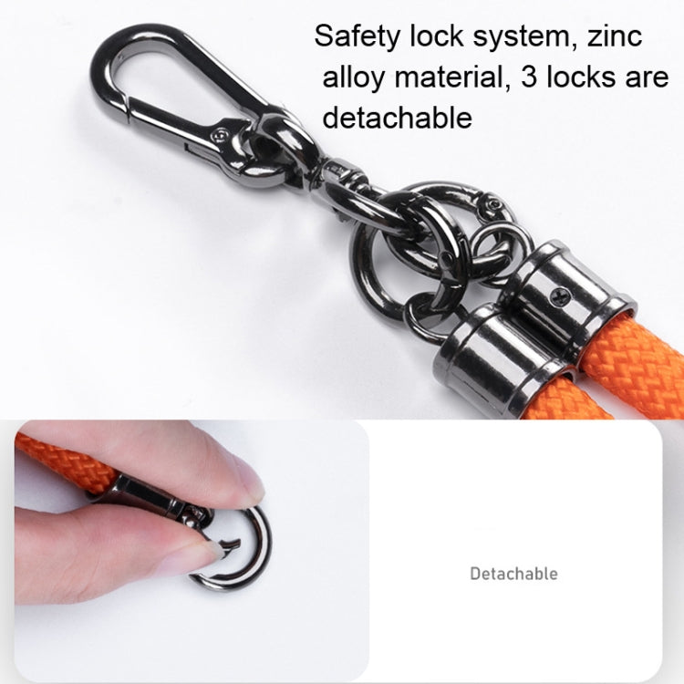 Mobile Phone Mountaineering Rope Lanyard  Can Be Hung Neck Or Crossbody( Red) - Lanyards & Wrist Straps by buy2fix | Online Shopping UK | buy2fix
