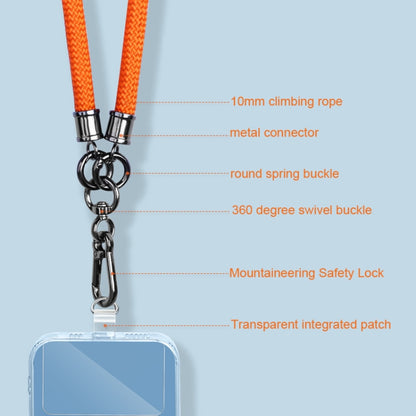 Mobile Phone Mountaineering Rope Lanyard  Can Be Hung Neck Or Crossbody( Red) - Lanyards & Wrist Straps by buy2fix | Online Shopping UK | buy2fix