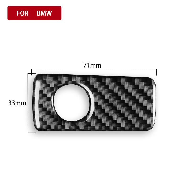 For BMW X1 F48/X2 F39 Left-Hand Drive Glove Box Handle Sticker(Black) - Car Interior Mouldings by buy2fix | Online Shopping UK | buy2fix