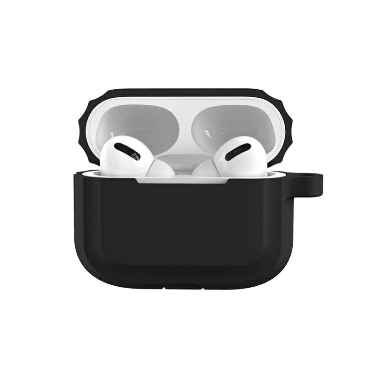 Bluetooth Earphone Soft Silicone Case For AirPods Pro (Black) - For AirPods Pro by buy2fix | Online Shopping UK | buy2fix