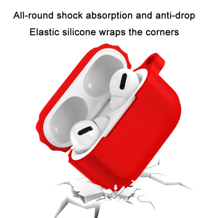 Bluetooth Earphone Soft Silicone Case For AirPods Pro (Black) - For AirPods Pro by buy2fix | Online Shopping UK | buy2fix
