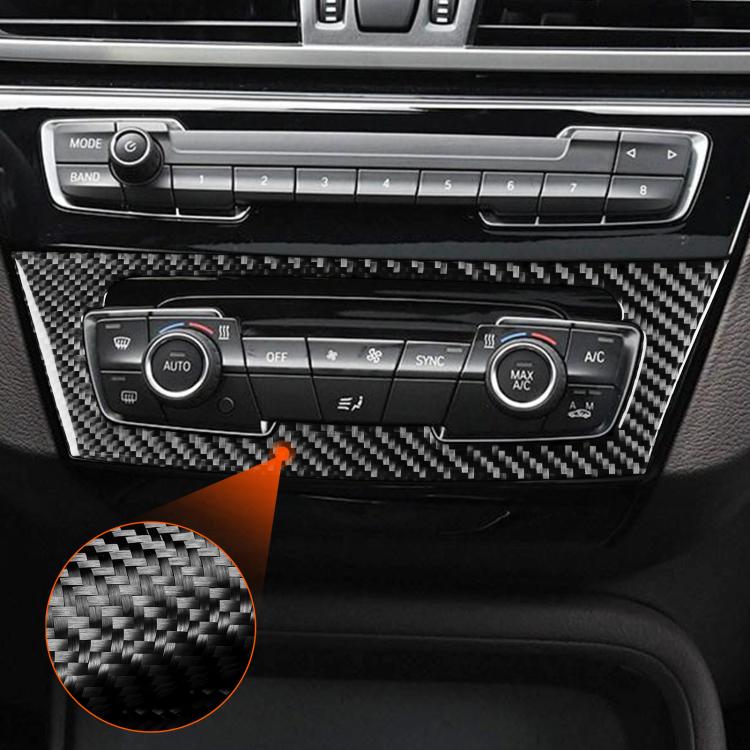 For BMW X1 F48/X2 F39 Air Conditioning Panel Sticker(Black) - Car Interior Mouldings by buy2fix | Online Shopping UK | buy2fix