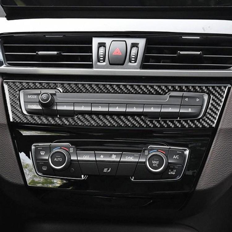 For BMW X1 F48/X2 F39 Radio Panel Sticker(Black) - Car Interior Mouldings by buy2fix | Online Shopping UK | buy2fix