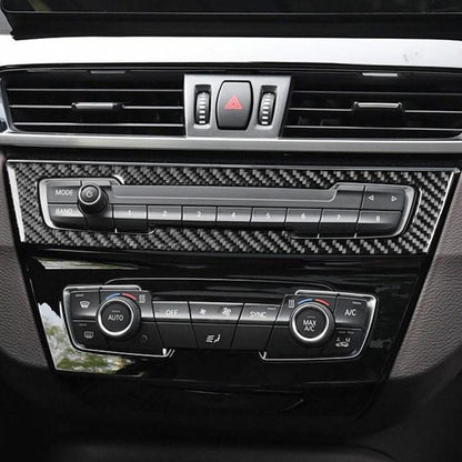 For BMW X1 F48/X2 F39 Radio Panel Sticker(Black) - Car Interior Mouldings by buy2fix | Online Shopping UK | buy2fix
