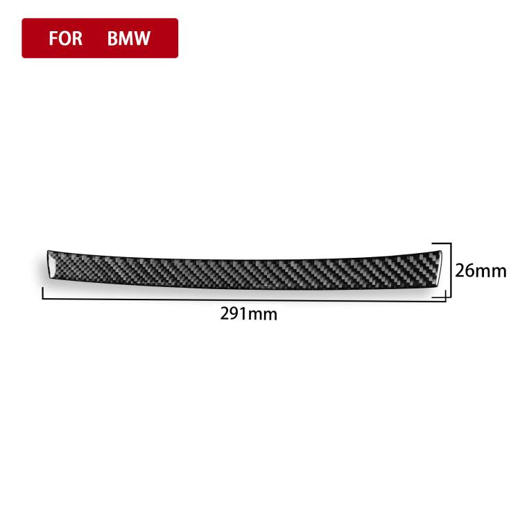 For BMW X1 F48/X2 F39 Left-Hand Drive Radio Panel Upper Sticker(Black) - Car Interior Mouldings by buy2fix | Online Shopping UK | buy2fix