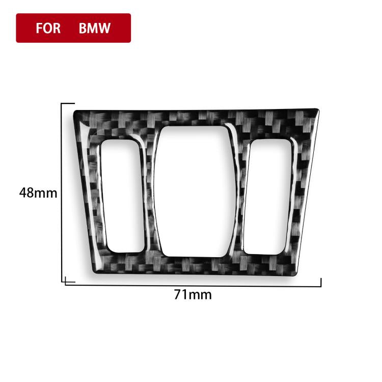 For BMW X1 F48/X2 F39 Central Air Outlet Knob Sticker(Black) - Car Interior Mouldings by buy2fix | Online Shopping UK | buy2fix