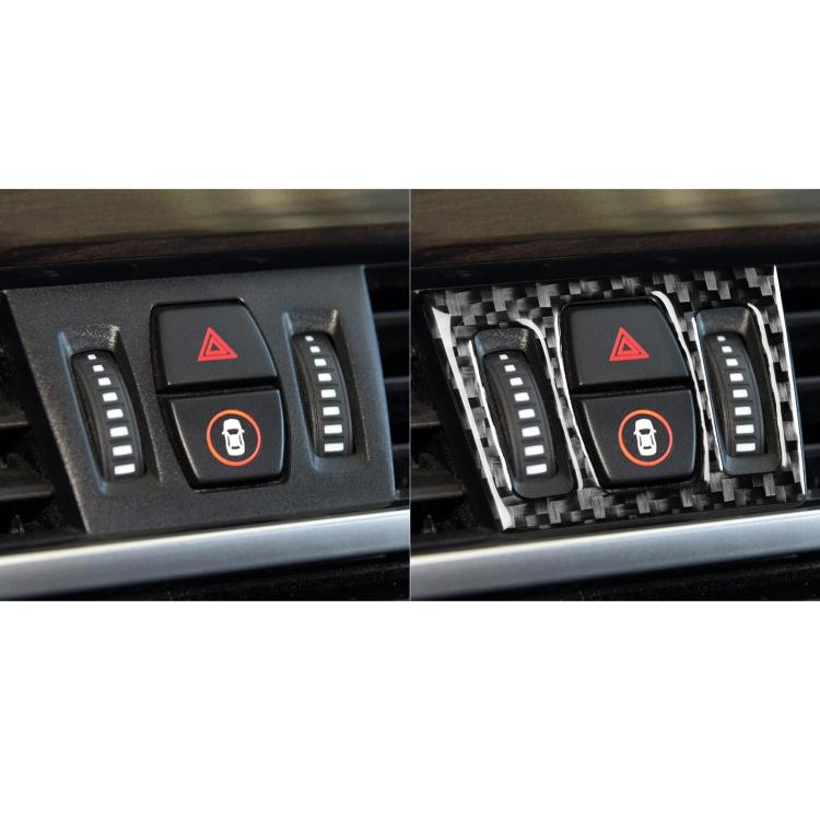 For BMW X1 F48/X2 F39 Central Air Outlet Knob Sticker(Black) - Car Interior Mouldings by buy2fix | Online Shopping UK | buy2fix