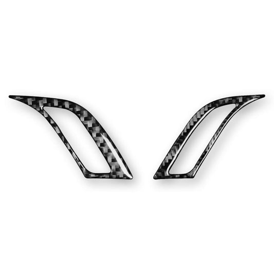For BMW X1 F48/X2 F39 2pcs /Set Right-Hand Drive Dashboard Air Conditioner Air Vent Knob Sticker(Black) - Car Interior Mouldings by buy2fix | Online Shopping UK | buy2fix