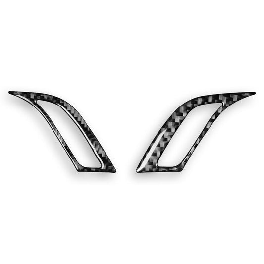 For BMW X1 F48/X2 F39 2pcs /Set Left-Hand Drive Dashboard Air Conditioner Air Vent Knob Sticker(Black) - Car Interior Mouldings by buy2fix | Online Shopping UK | buy2fix