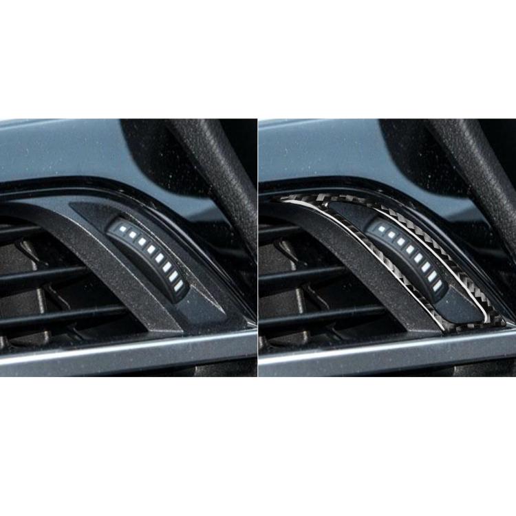 For BMW X1 F48/X2 F39 2pcs /Set Left-Hand Drive Dashboard Air Conditioner Air Vent Knob Sticker(Black) - Car Interior Mouldings by buy2fix | Online Shopping UK | buy2fix