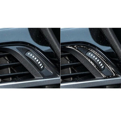 For BMW X1 F48/X2 F39 2pcs /Set Left-Hand Drive Dashboard Air Conditioner Air Vent Knob Sticker(Black) - Car Interior Mouldings by buy2fix | Online Shopping UK | buy2fix