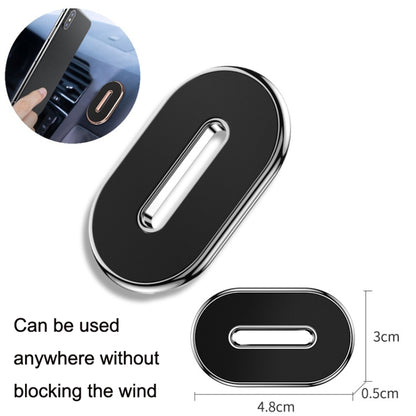 Car Dashboard Magnetic Suction Mini Mobile Phone Holder(Silver) - Universal Car Holders by buy2fix | Online Shopping UK | buy2fix