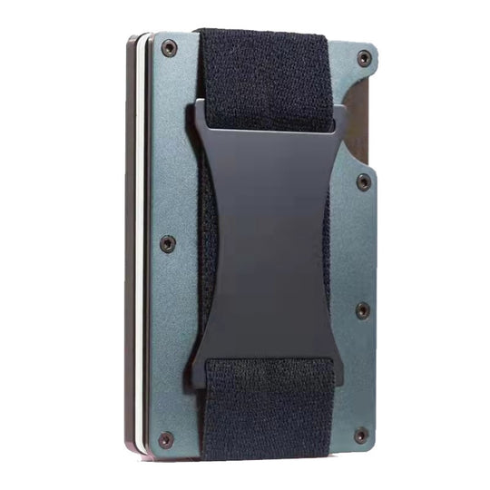 ZDL-05 Tracker Protection Organizer Metal Card Holder For AirTag 2nd Gen / AirTag 1st Gen(Grey)