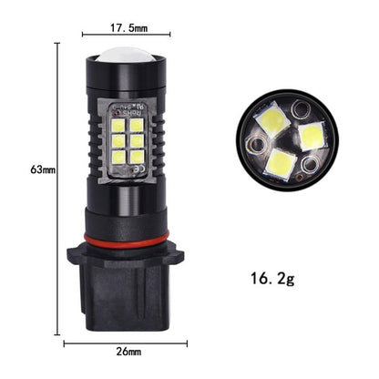 1pair Automotive High-Power LED White Light Fog Lamp(P13W) - Fog / Driving Lights by buy2fix | Online Shopping UK | buy2fix