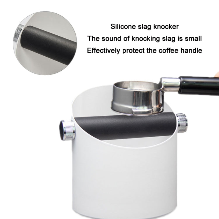 Coffee Waste Bin Milk Tea Residue Recycling Powder Box, Color: White (Aluminum Alloy) - Coffee Machine Parts by buy2fix | Online Shopping UK | buy2fix