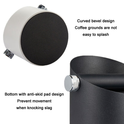 Coffee Waste Bin Milk Tea Residue Recycling Powder Box, Color: White (Aluminum Alloy) - Coffee Machine Parts by buy2fix | Online Shopping UK | buy2fix