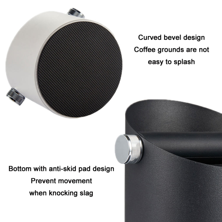 Coffee Waste Bin Milk Tea Residue Recycling Powder Box, Color: True Color (Stainless Steel) - Coffee Machine Parts by buy2fix | Online Shopping UK | buy2fix