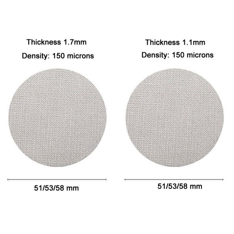 Stainless Steel Sintered Sheet Coffee Splash Filter, Size: 53mm x 1.7mm - Coffee Machine Parts by buy2fix | Online Shopping UK | buy2fix