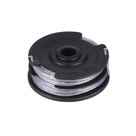 Lawnmower Nylon Double Layer Mowing Line Playing Rope Spool Replaces Greenworks(Black)