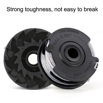 Lawnmower Nylon Double Layer Mowing Line Playing Rope Spool Replaces Greenworks(Black) by buy2fix