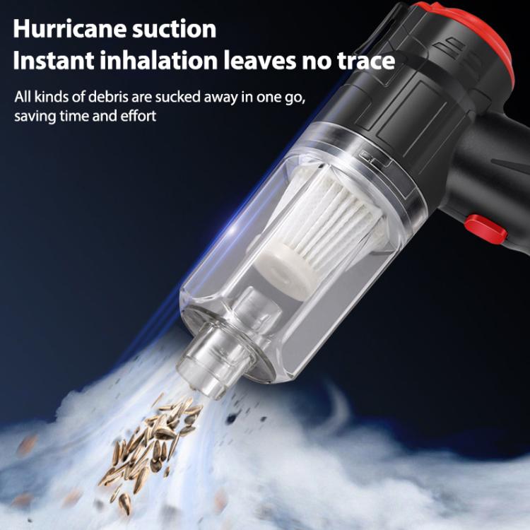 Small Car Blowing And Suction Dual-Purpose Vacuum Cleaner Charging Model 13000pa by buy2fix
