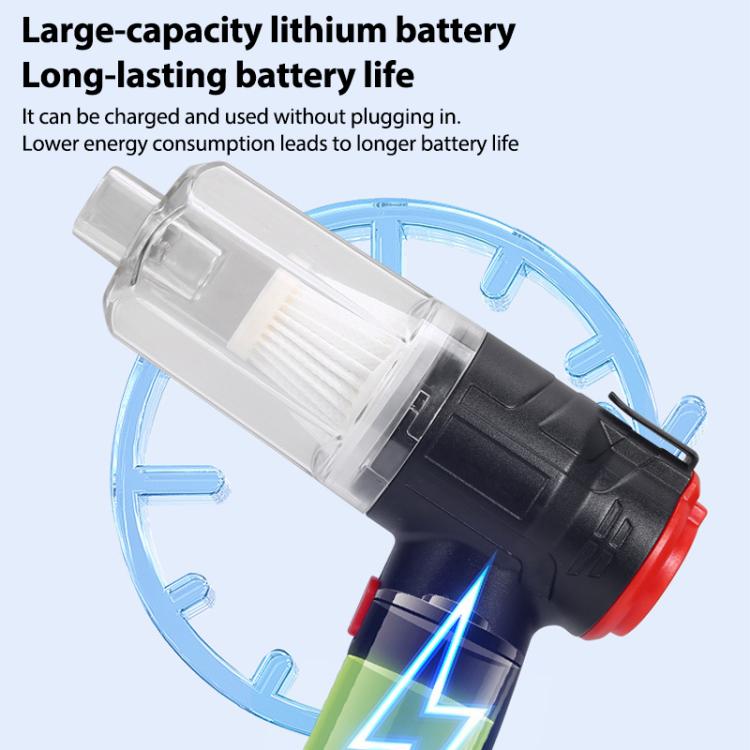 Small Car Blowing And Suction Dual-Purpose Vacuum Cleaner Charging Model 13000pa by buy2fix