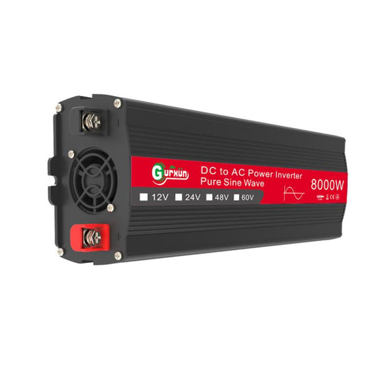 Gurxun 8000W High Power Household Car Sine Wave Inverter, Specification: 12V To 220V - Pure Sine Wave by Gurxun | Online Shopping UK | buy2fix