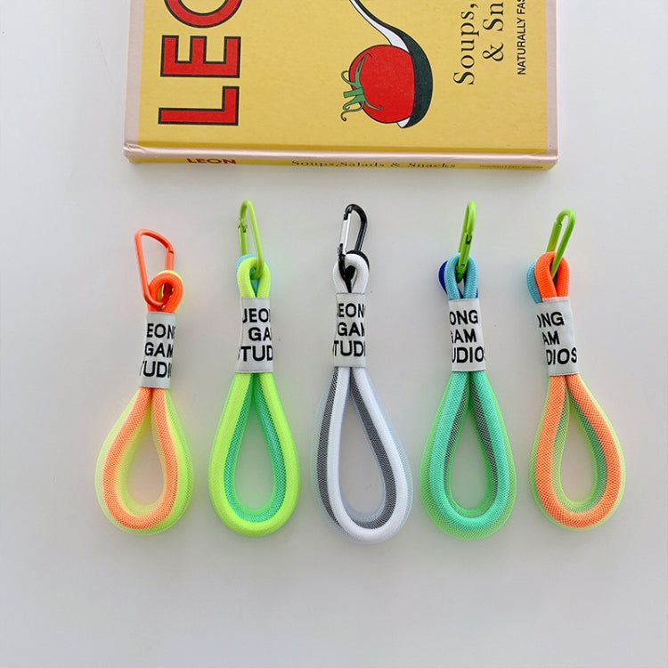 5 PCS Mobile Phone Case Fluorescent Lanyard Cellphone Wrist Rope(Blue Green) - Lanyards & Wrist Straps by buy2fix | Online Shopping UK | buy2fix