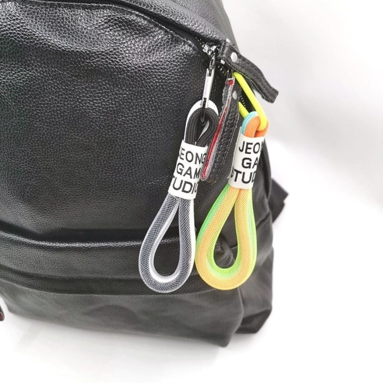 5 PCS Mobile Phone Case Fluorescent Lanyard Cellphone Wrist Rope(Black and White) - Lanyards & Wrist Straps by buy2fix | Online Shopping UK | buy2fix