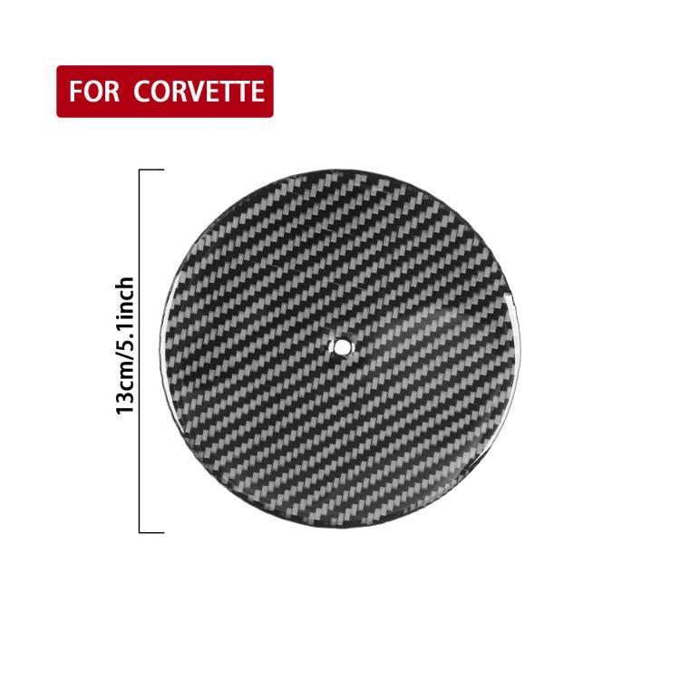 For Chevrolet Corvette C8 Engine Compartment Side Stickers(Black) - Car Interior Mouldings by buy2fix | Online Shopping UK | buy2fix