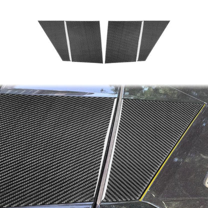 For Chevrolet Corvette C8 4pcs /Set Roof Camera Both Sides Stickers(Black) - Car Interior Mouldings by buy2fix | Online Shopping UK | buy2fix