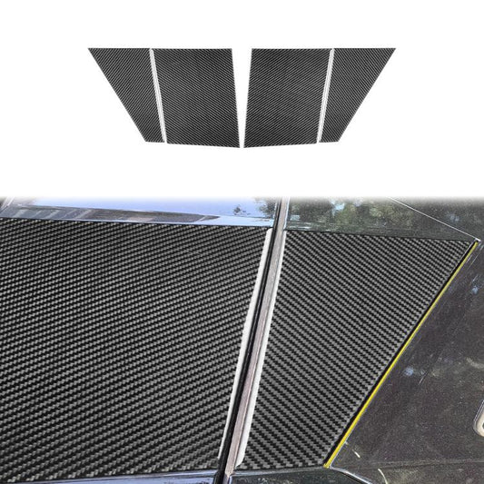 For Chevrolet Corvette C8 4pcs /Set Roof Camera Both Sides Stickers(Black) - Car Interior Mouldings by buy2fix | Online Shopping UK | buy2fix