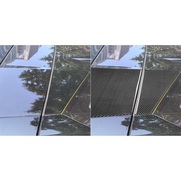 For Chevrolet Corvette C8 4pcs /Set Roof Camera Both Sides Stickers(Black) - Car Interior Mouldings by buy2fix | Online Shopping UK | buy2fix