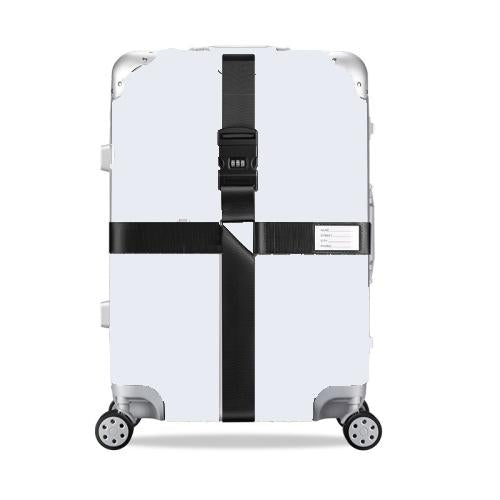 Luggage Reinforcement Straps Fixed Protective Rope With Combination Lock, Color: Black - Tapes & Ropes by buy2fix | Online Shopping UK | buy2fix
