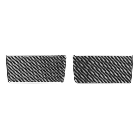 For Chevrolet Corvette C8 2pcs /Set Vanity Mirror Panel Sticker(Black) - Car Interior Mouldings by buy2fix | Online Shopping UK | buy2fix