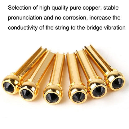 6PCS Guitar Dipping Pure Copper Citrimine Guitar Caps, Style: Crystal Head (Purple) - Guitar Tuner Accessories by buy2fix | Online Shopping UK | buy2fix