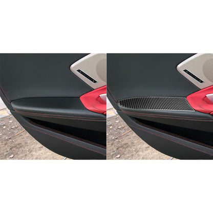 For Chevrolet Corvette C8 2pcs /Set Inner Armrest Panel Sticker(Black) - Car Interior Mouldings by buy2fix | Online Shopping UK | buy2fix