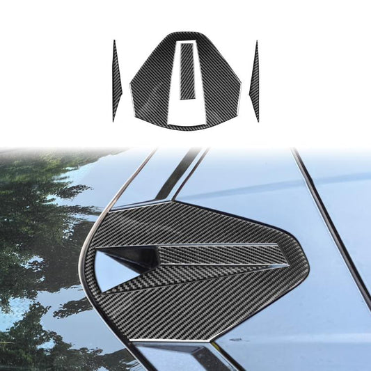 For Chevrolet Corvette C8 4pcs /Set Rear Roof Camera Sticker(Black) - Car Interior Mouldings by buy2fix | Online Shopping UK | buy2fix
