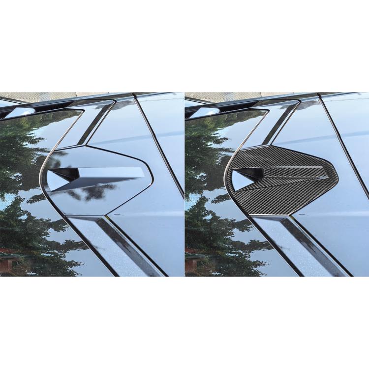 For Chevrolet Corvette C8 4pcs /Set Rear Roof Camera Sticker(Black) - Car Interior Mouldings by buy2fix | Online Shopping UK | buy2fix
